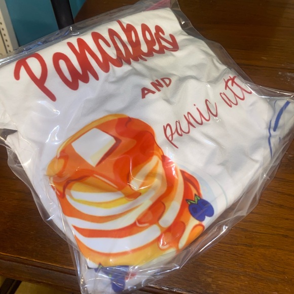 NEW!! PANCAKES & PANIC ATTACKS tee - Picture 6 of 6